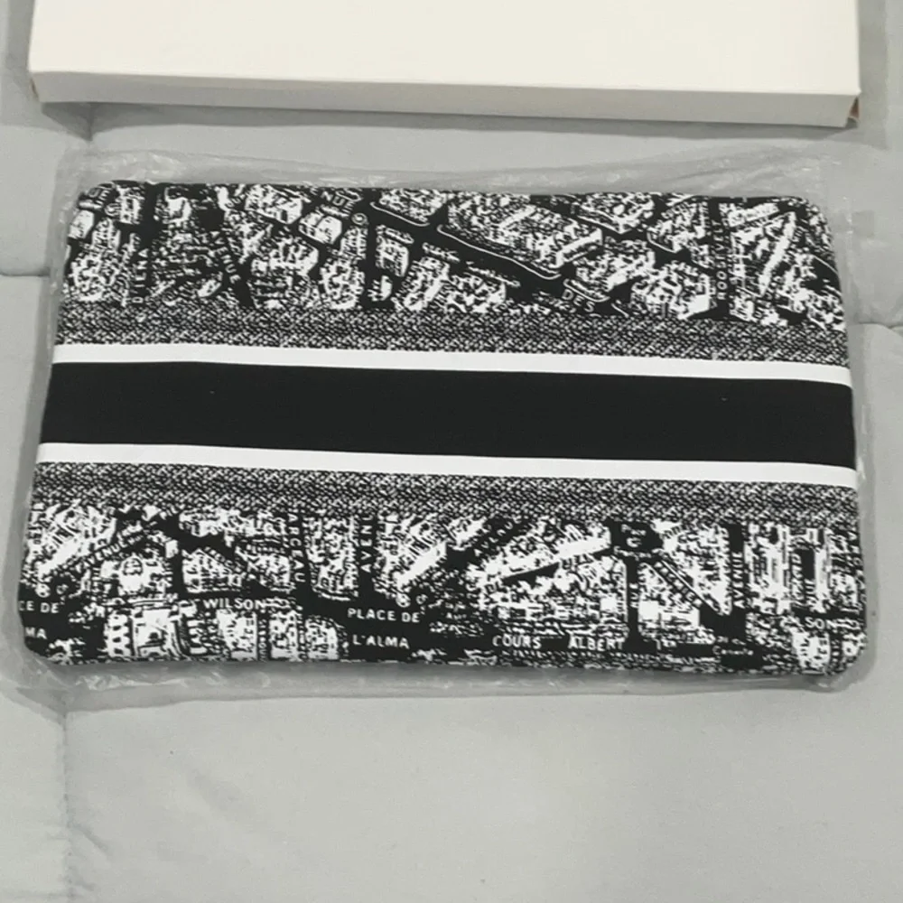 Dior Beauty Black and White Cosmetic Bag